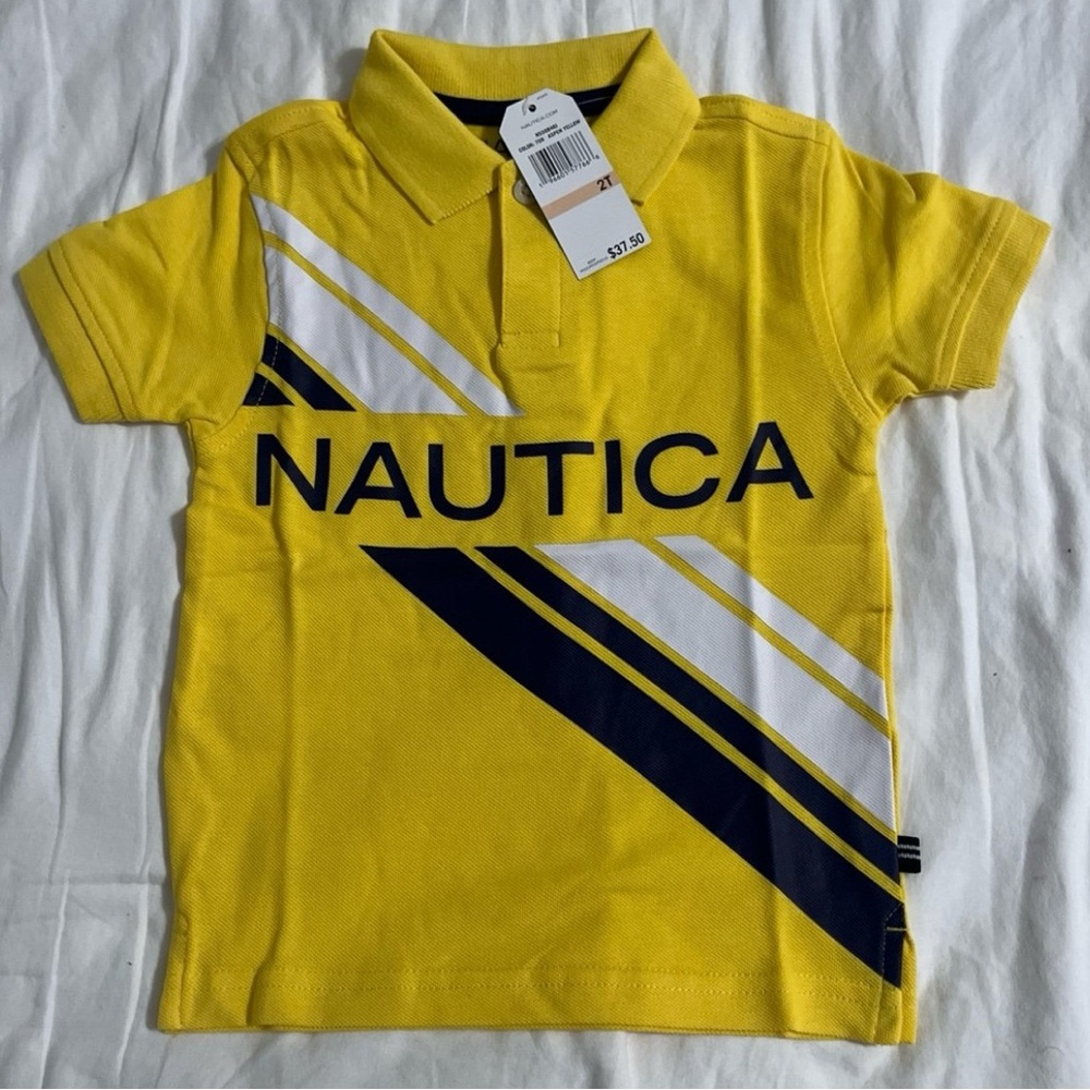 Nautica Kids Polo in Vibrant Yellow